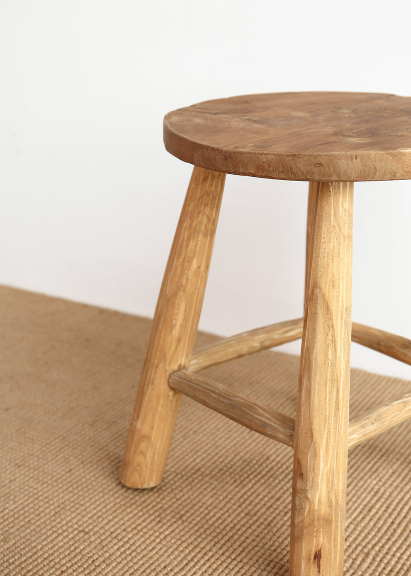 Katie Teak Stool / Natural