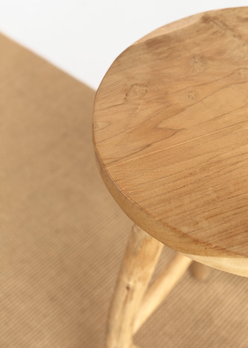 Katie Teak Stool / Natural