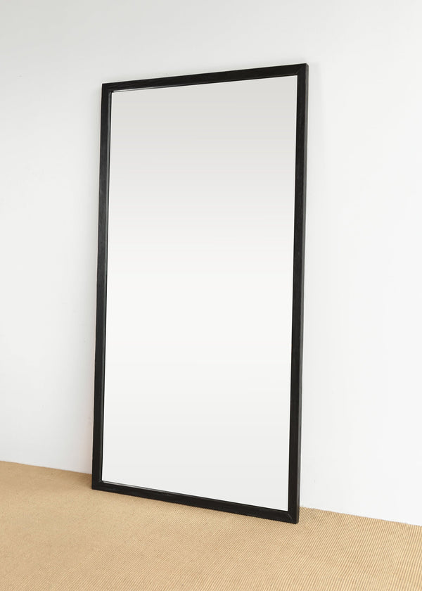 Alfred Teak Mirror / Black