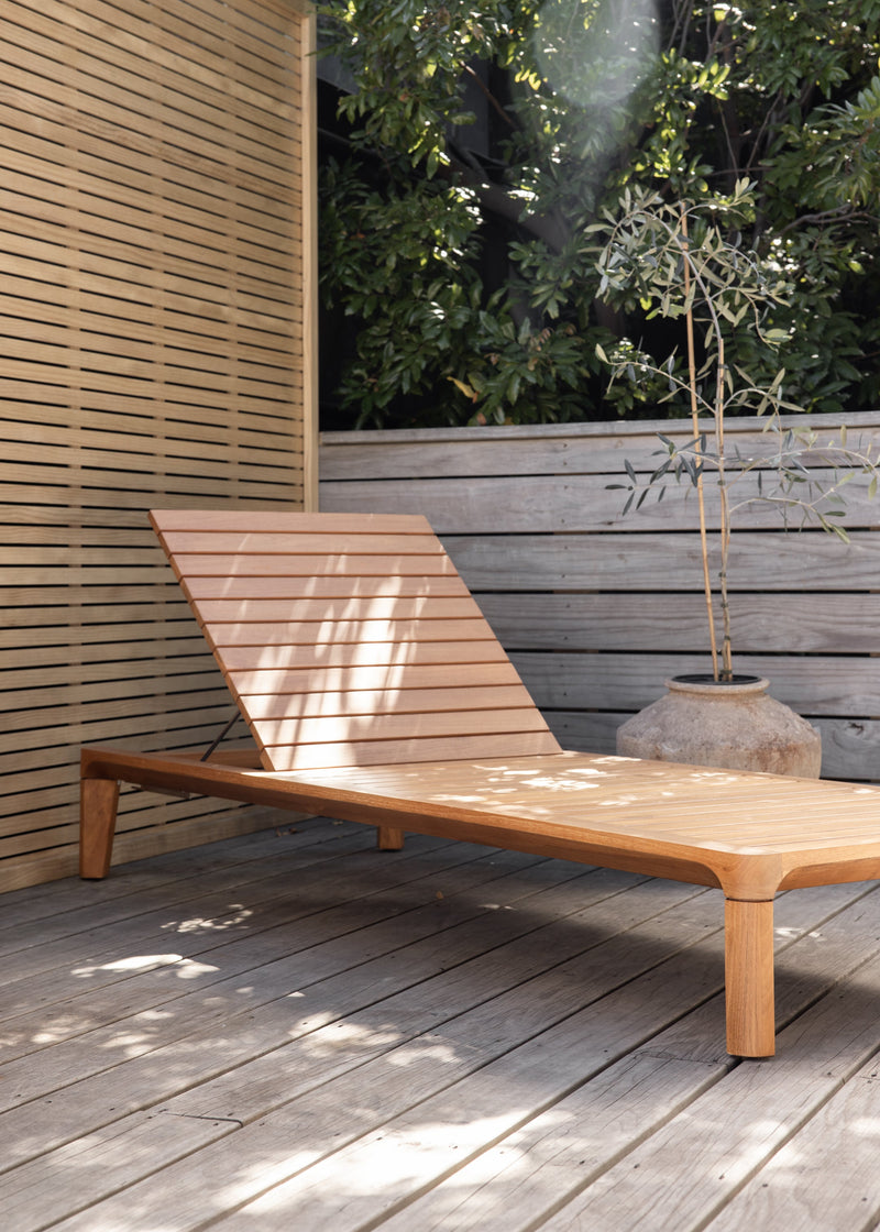 Teak Sun Lounger