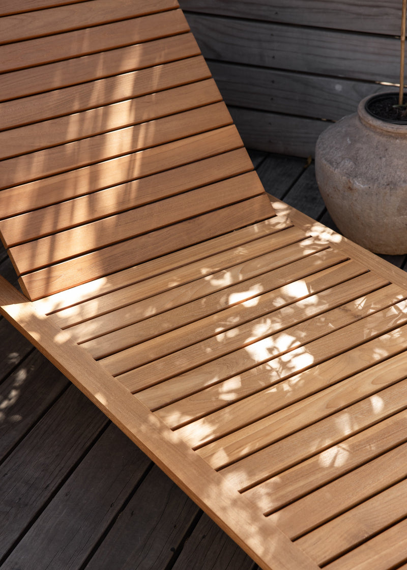 Teak Sun Lounger