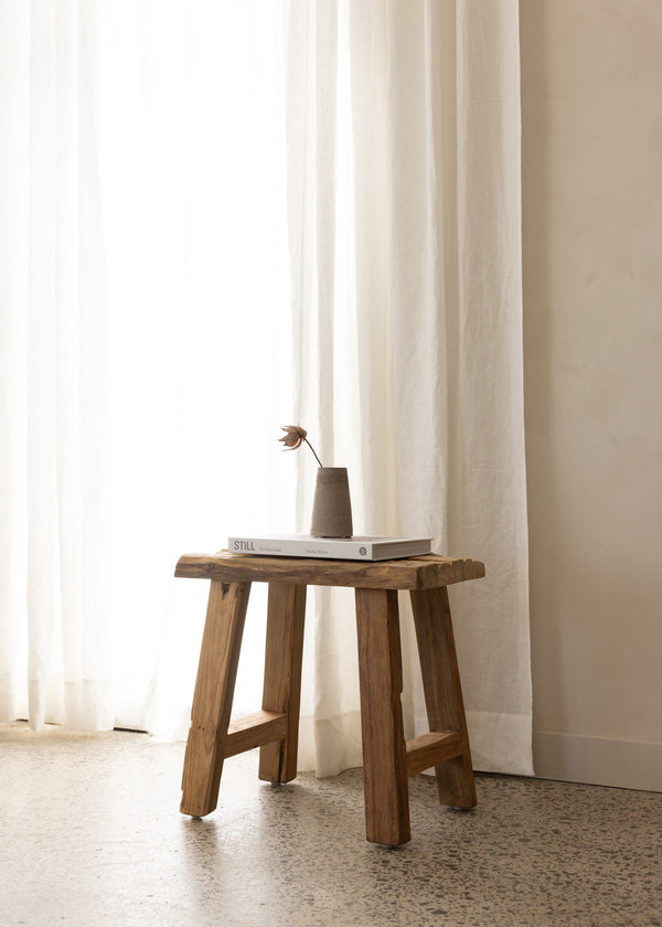 Joel Rustic Stool / Natural