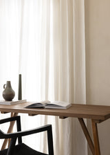 Saji Work Desk / Dark Teak