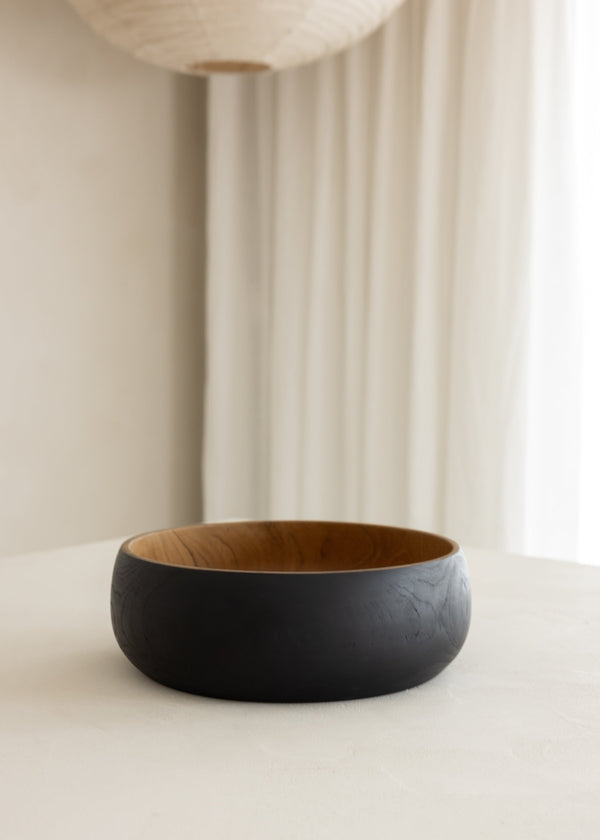 Dual Teak Bowl