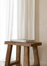 Joel Rustic Stool / Dark Teak