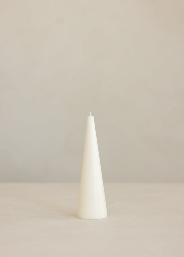 Cone Candle / Ivory