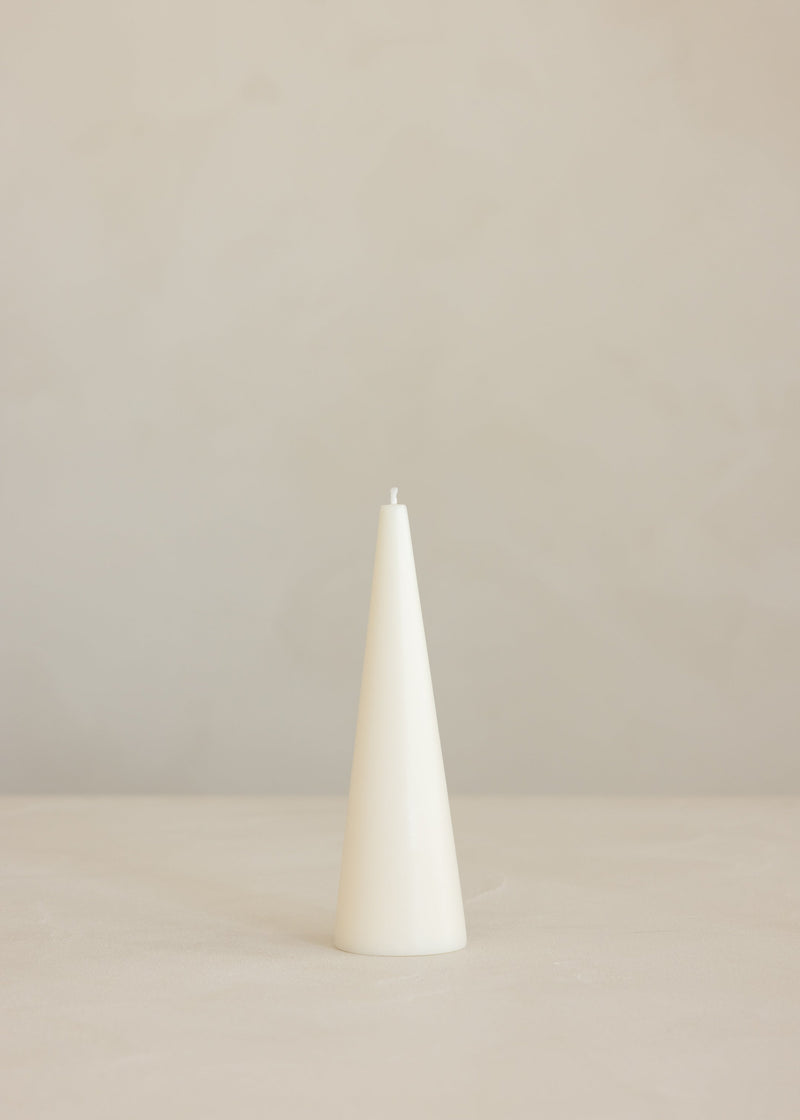 Cone Candle / Ivory