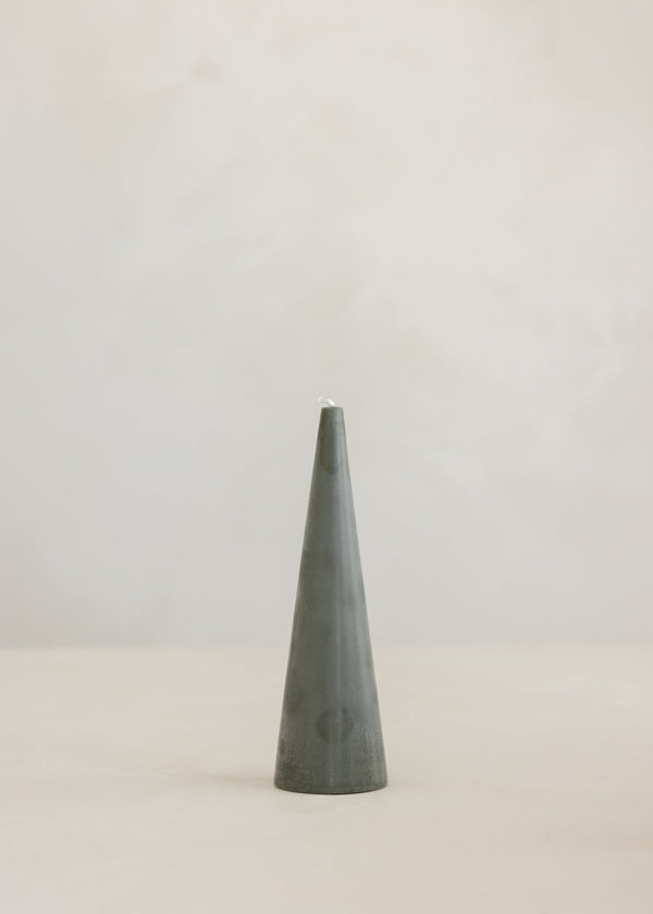 Cone Candle / Olive