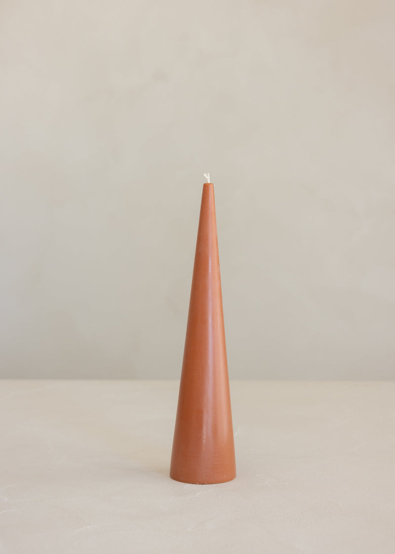 Cone Candle / Cognac