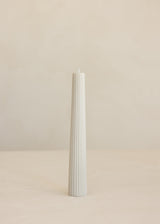 Tapered Lone Pillar Candle / Pale Eucalyptus