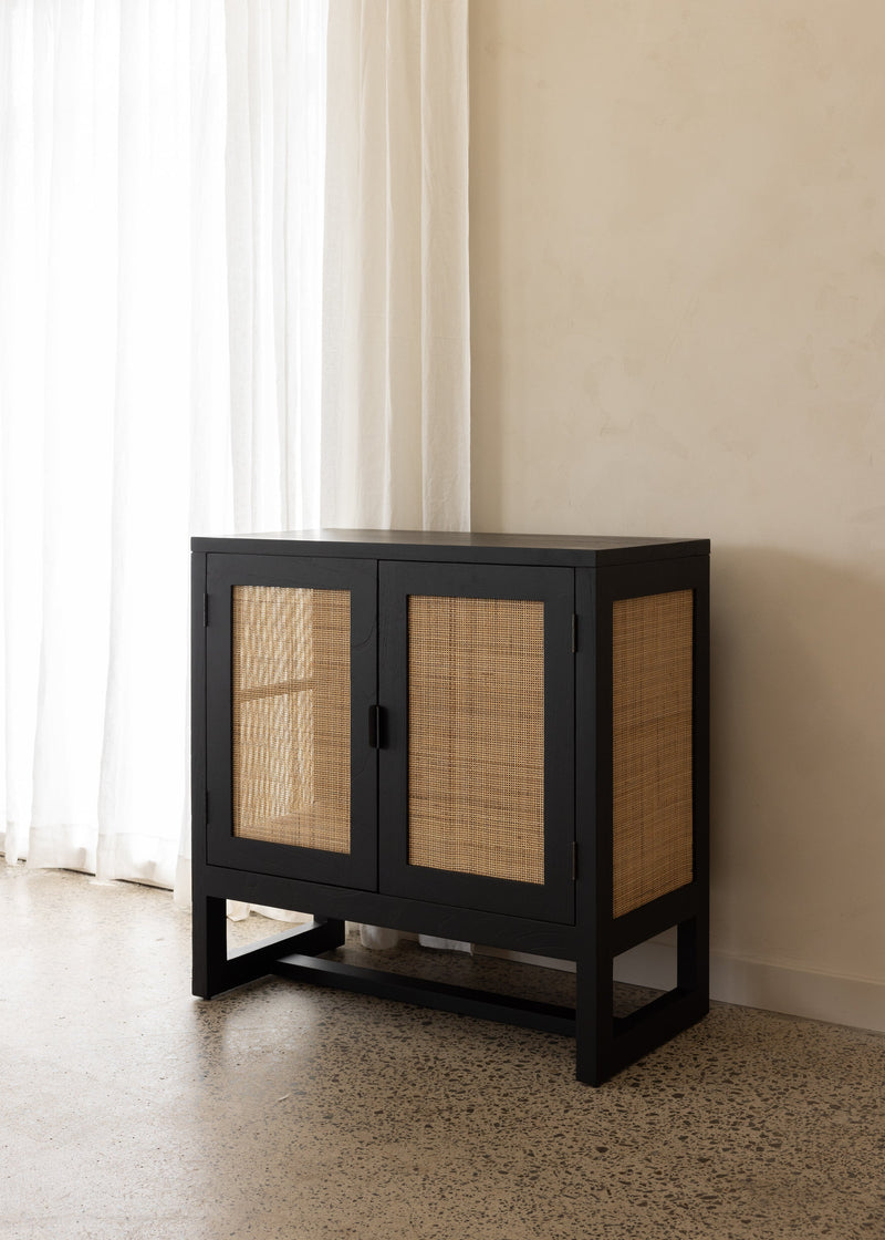 Alba Cabinet / Black & Bleach