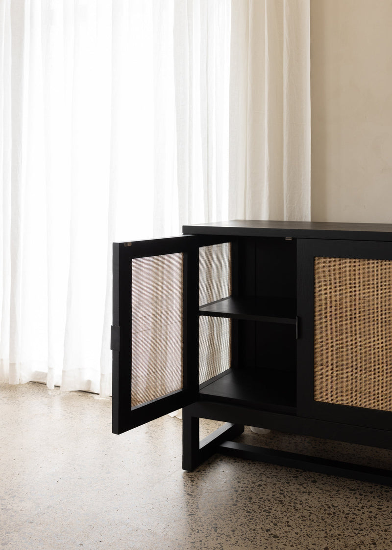 Alba Cabinet / Black & Bleach