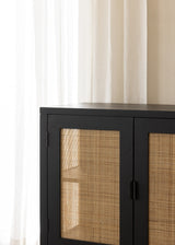 Alba Cabinet / Black & Bleach