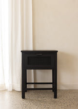 Alba Bedside Table / Black